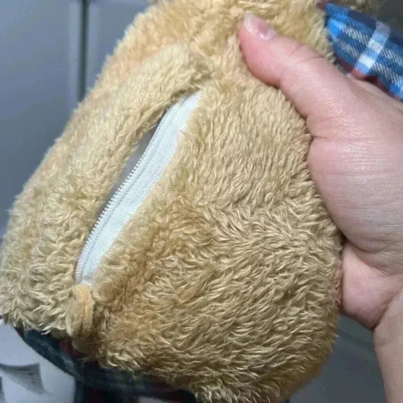 Scentsy Buddy Boulder The Bear - Plush Bear, Plaid with Vest - RETIRED! RARE - Picture 2 of 4